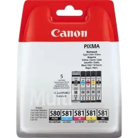 pack 5 cartouches canon pgi-580 cli-581 originales
