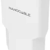 chargeur secteur nanocable usb c 20w blanc
