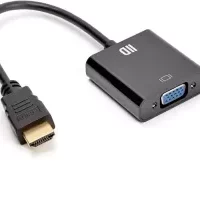 convertisseur hdmi vers vga d2 diffusion 15cm noir - sjouffre.fr