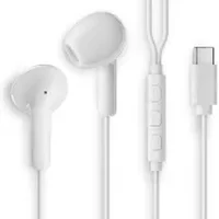 ecouteurs usb c ngs cross glide white blanc