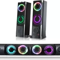 enceintes advance soundphonic 2.0 rgb noir