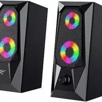 enceintes havit sk208 pro rgb usb noir