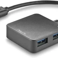 hub usb 3.0 ngs ihub tiny 4 ports noir