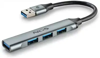 hub usb 3.2 ngs ihub4 micro gris