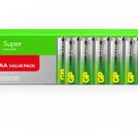 lot 12 piles alcalines gp super aa lr6