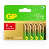 lot 8 piles gp ultra aa lr6 151443