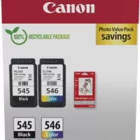 pack canon pg-545 cl-546 papier photo