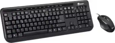 pack clavier souris heden kpc66usbca usb noir