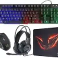 pack gamer 4 en 1 we gamium rgb noir