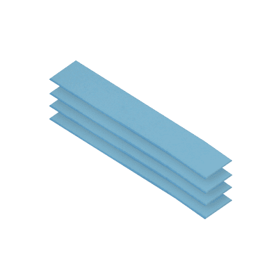 pads thermiques arctic tp-3 120x20x1mm bleu lot de 4