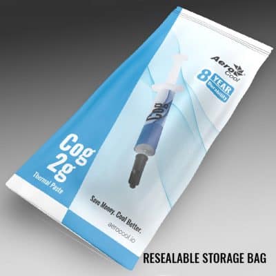 pâte thermique aerocool cog 2g pour processeur