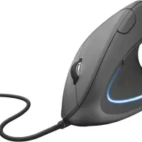 souris ergonomique trust verto filaire noire