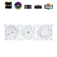 thermalright, ventilateur boitier, triple ventilateur pc, tl ub rgb, ventilateur 360mm, ventilateur 120mm blanc, ventilateur argb pc, refroidissement pc, ventilateur pwm, setup gaming blanc