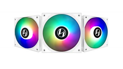 ventilateur lian li st120 rgb blanc 120mm