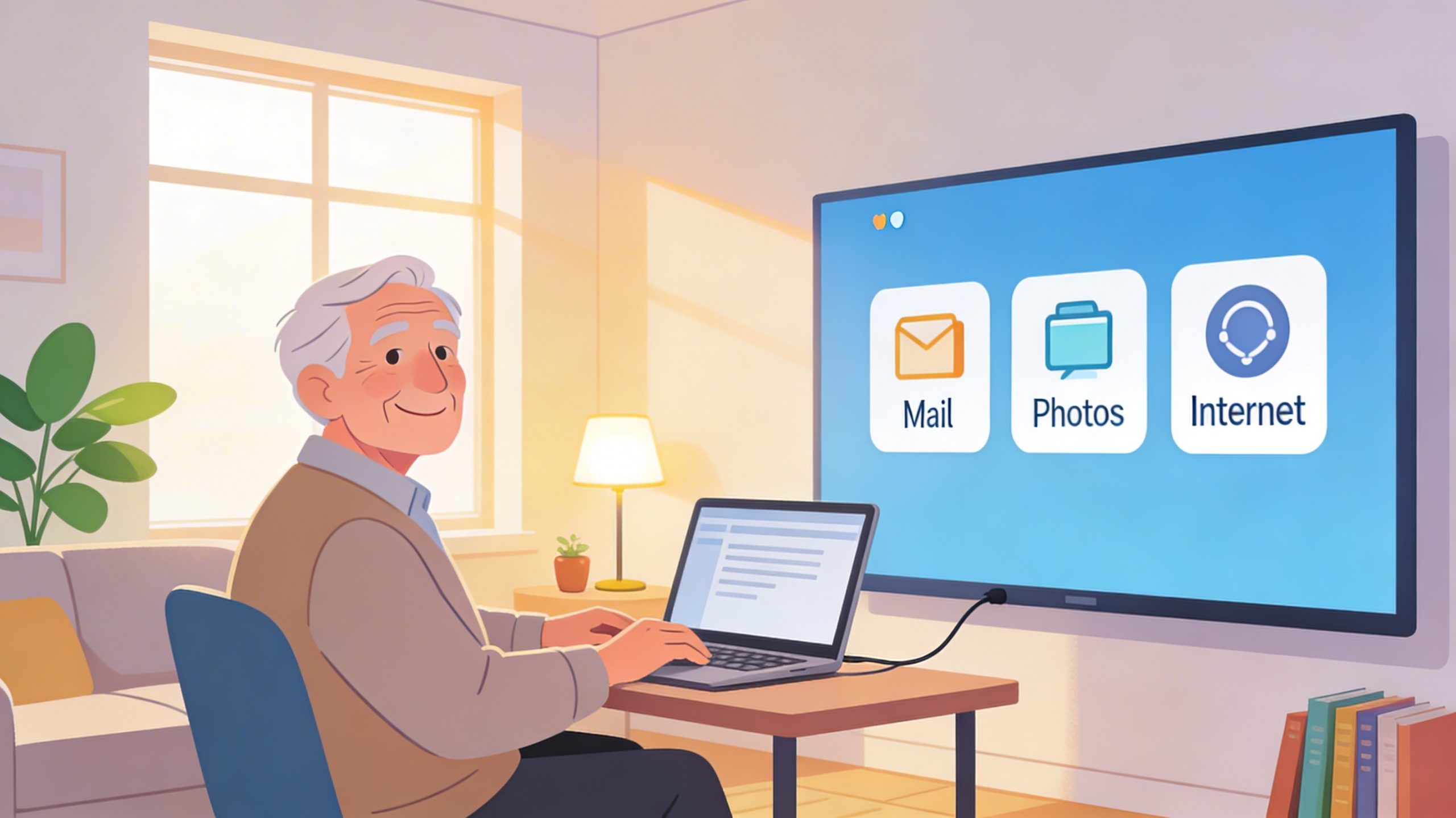 Mettre un ordinateur à la portée d’un senior - SJOUFFRE.FR