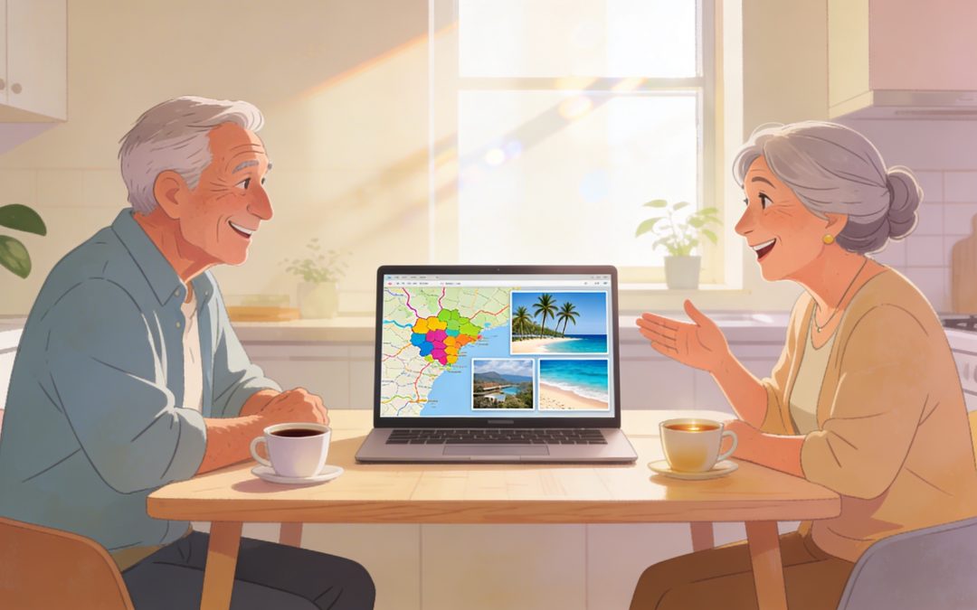 Comment préparer ses vacances d’été grâce à Internet quand on est senior ?
