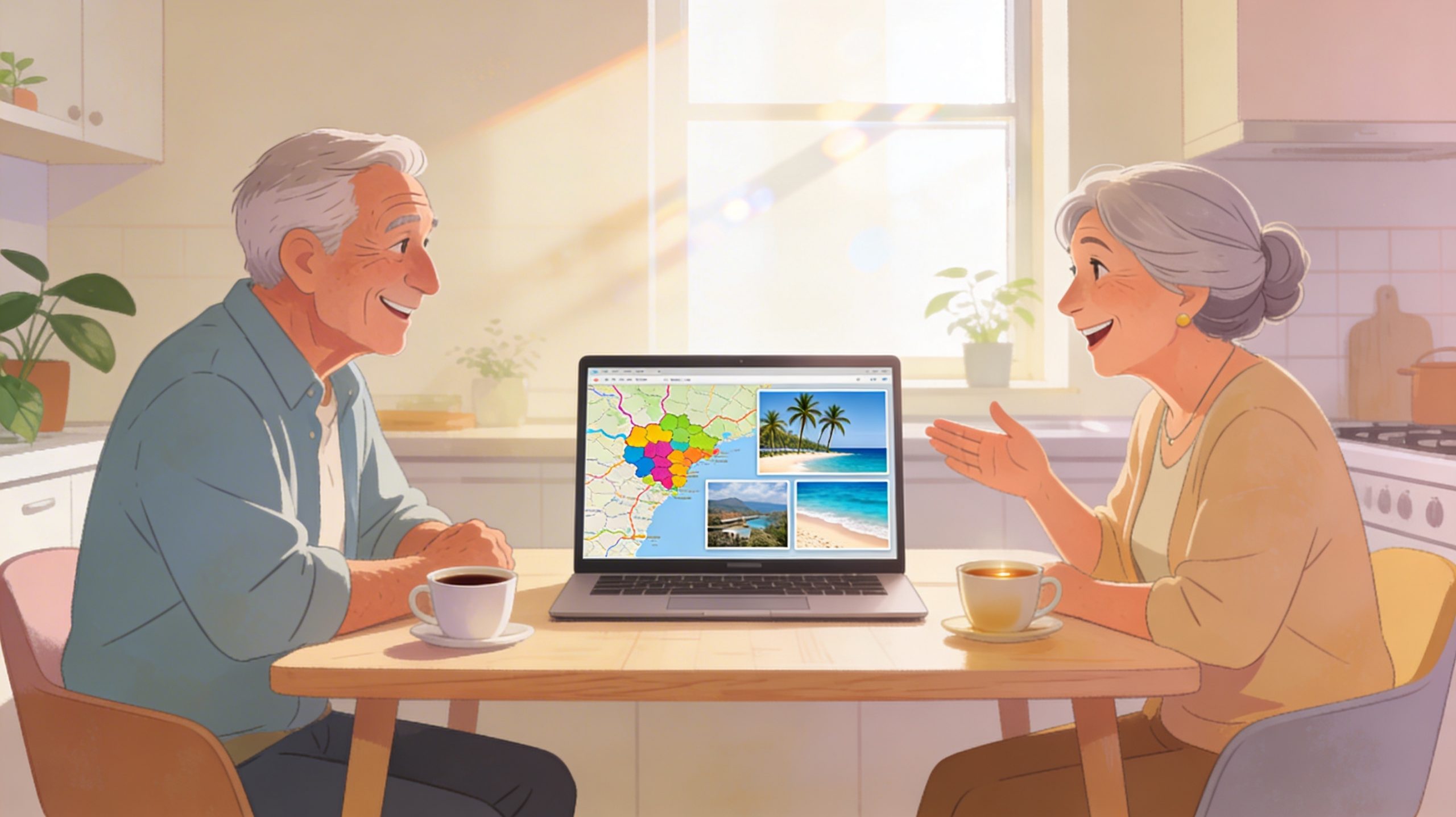 Comment préparer ses vacances d’été grâce à Internet quand on est senior ? - SJOUFFRE.FR