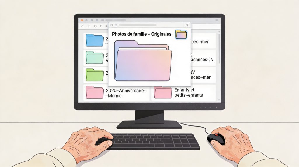 Créer un dossier principal sur l’ordinateur