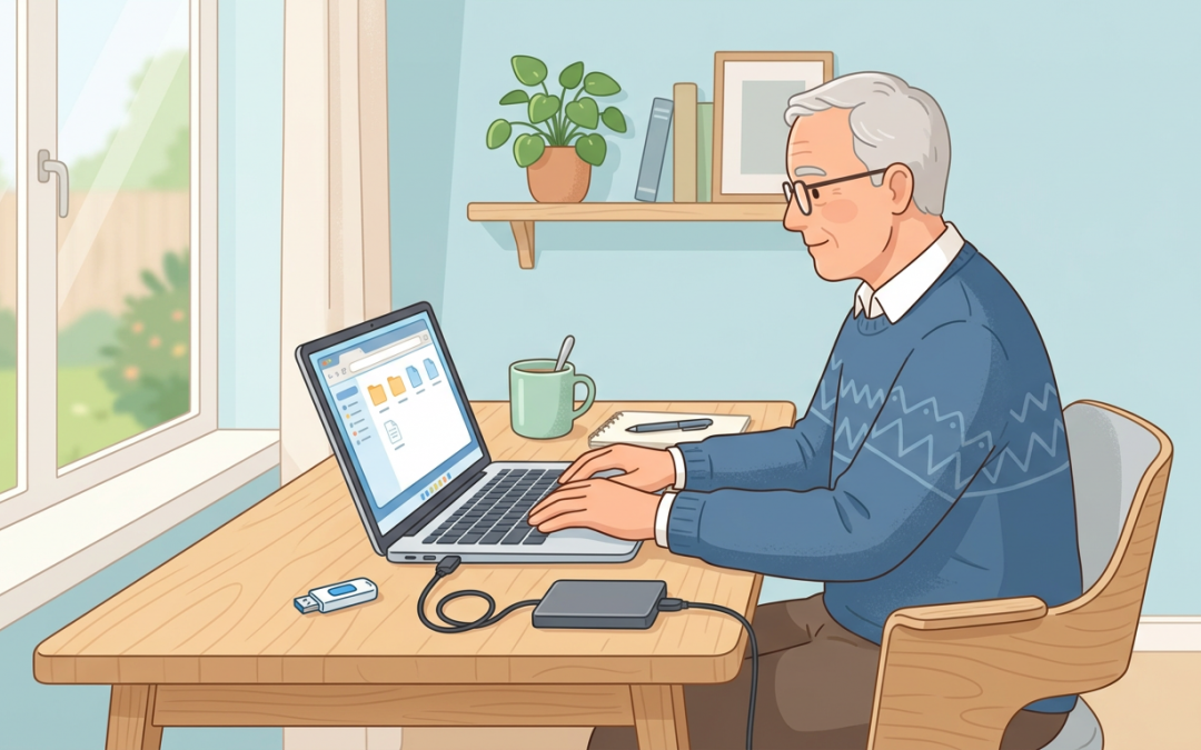 Comment transférer vos fichiers sur une clé USB ou un disque dur externe